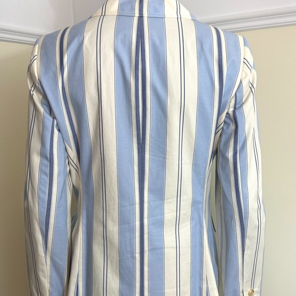 VINTAGE 90's ANNE KLEIN New York made Turkey Fitted 100% Cotton Jacket 4 - NWOT - Picture 7 of 12